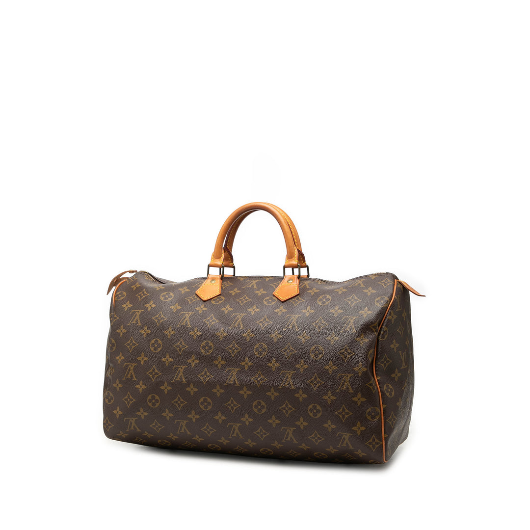 Louis Vuitton Speedy 40 Monogram Marron – vue 2 – GABY PARIS