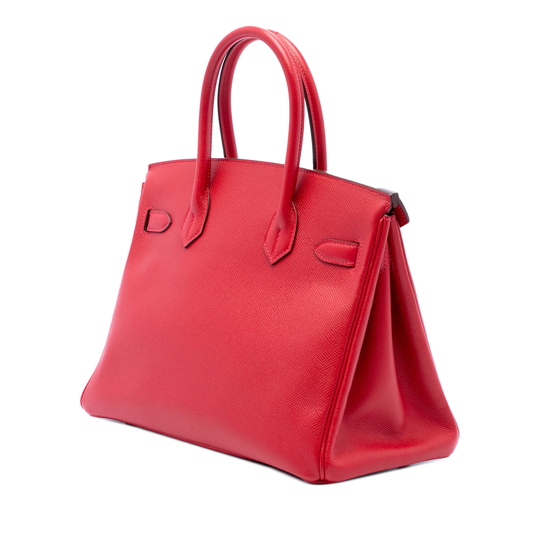 Hermès Sac à main Birkin Retourne 30 Epsom Rouge – vue 2 – GABY PARIS