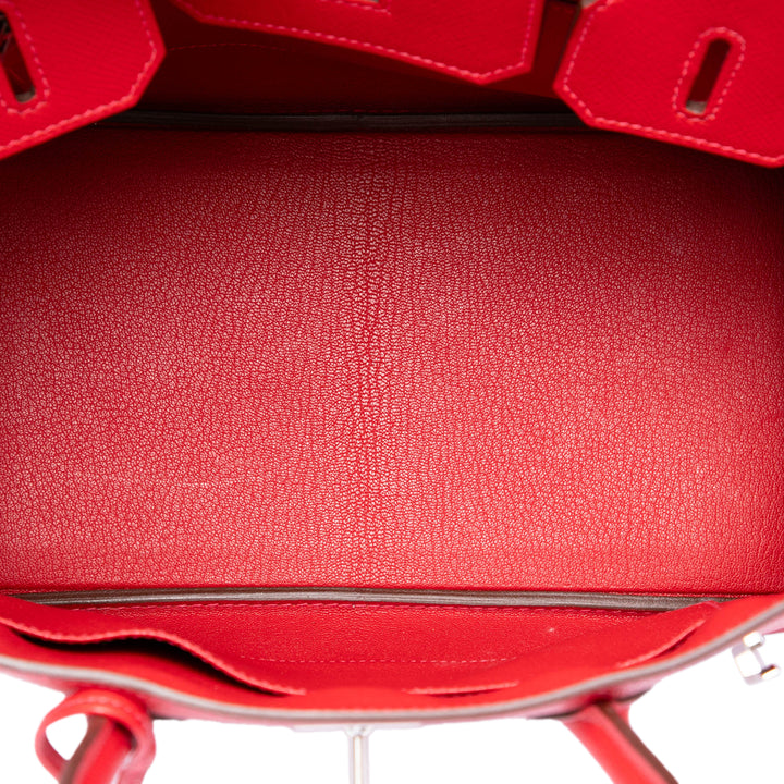 Hermès Sac à main Birkin Retourne 30 Epsom Rouge – vue 4 – GABY PARIS