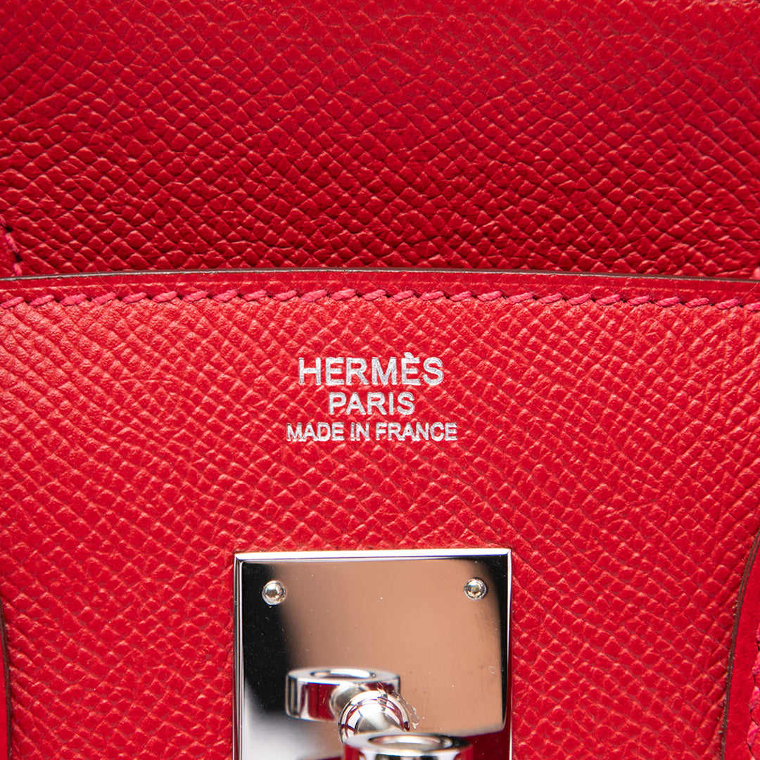 Hermès Sac à main Birkin Retourne 30 Epsom Rouge – vue 5 – GABY PARIS