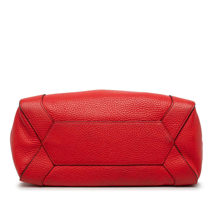 Mulberry Millie Cabas Rouge – vue 3 – GABY PARIS