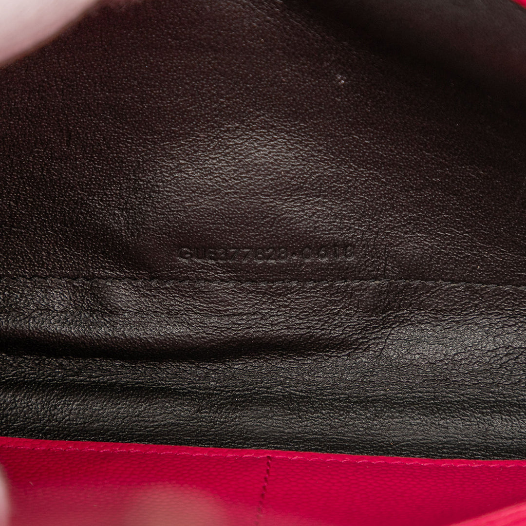 Saint Laurent Grain De Poudre Classic Cassandre Chain Wallet