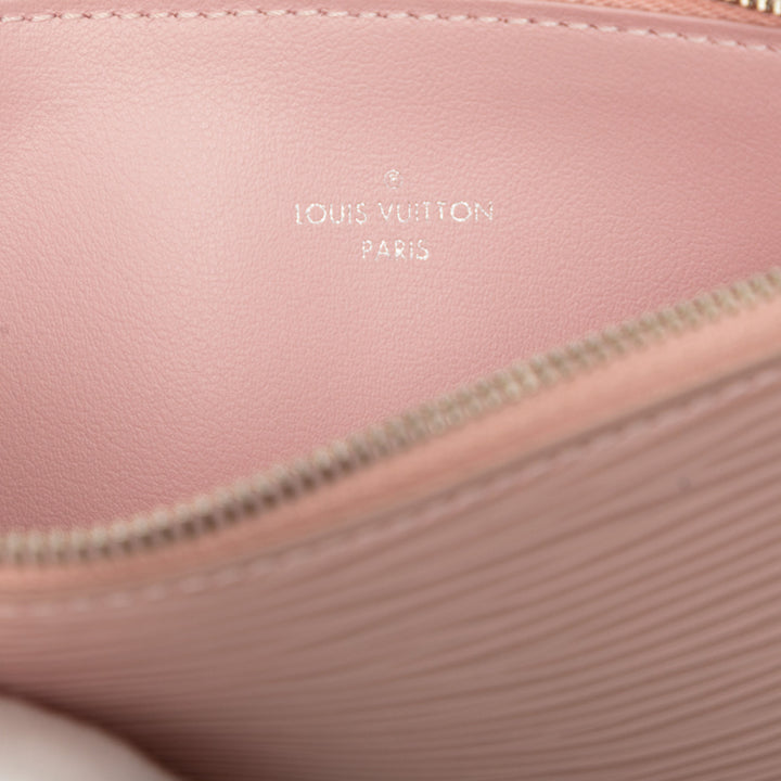 Louis Vuitton Pochette Felicie Insert Zippé Épi Rose – vue 5 – GABY PARIS