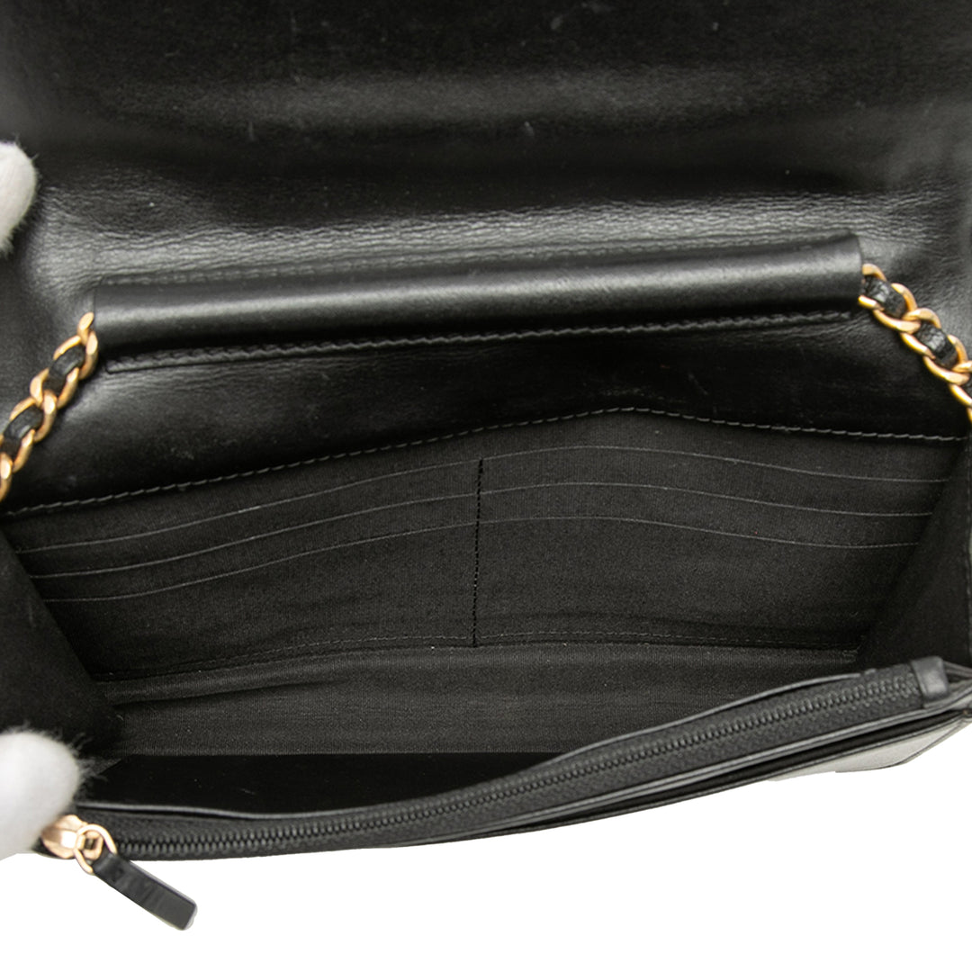 Chanel Matelassé Caviar Boy Wallet on Chain