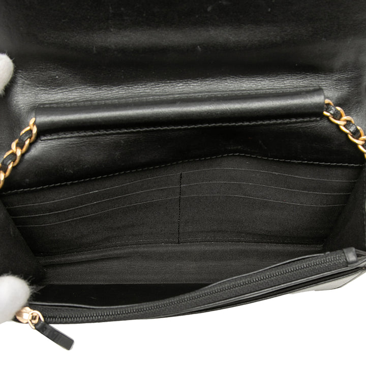 Chanel Matelassé Caviar Boy Wallet on Chain