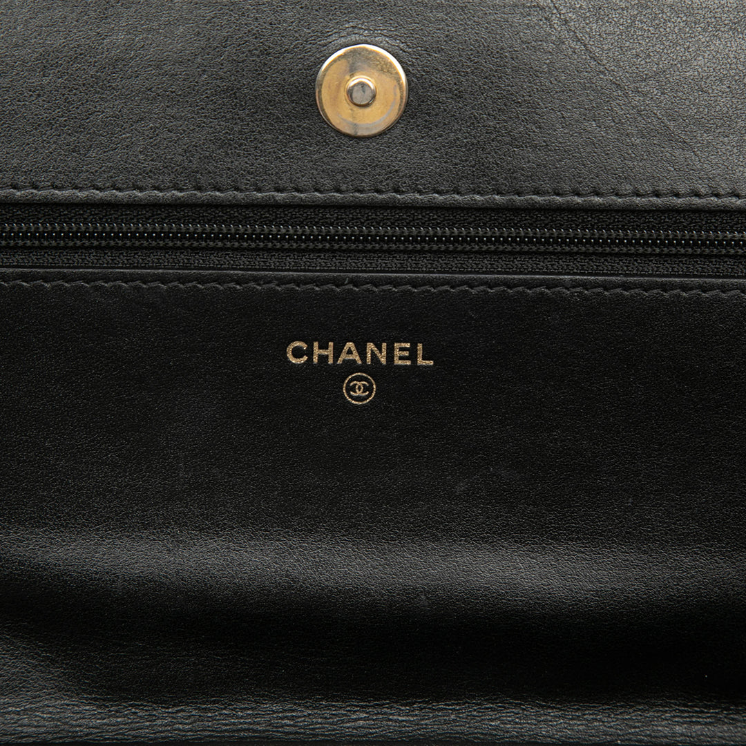 Chanel Matelassé Caviar Boy Wallet on Chain