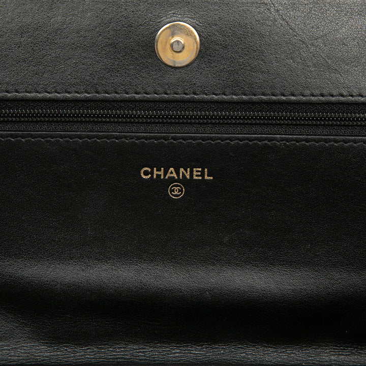 Chanel Matelassé Caviar Boy Wallet on Chain