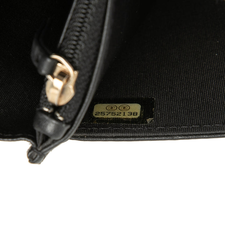 Chanel Matelassé Caviar Boy Wallet on Chain
