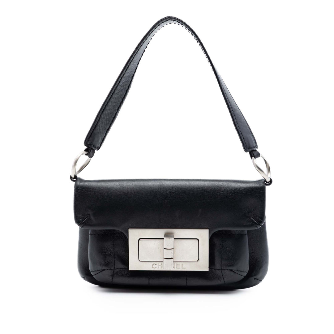 Chanel Carré Surpiqué Mademoiselle Sac Cuir de veau