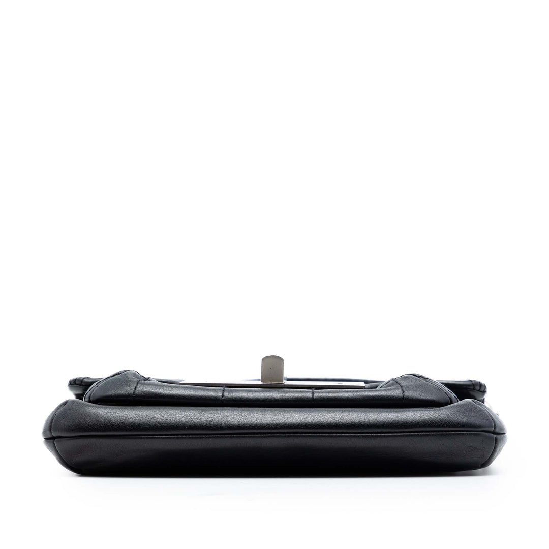 Chanel Carré Surpiqué Mademoiselle Sac Cuir de veau