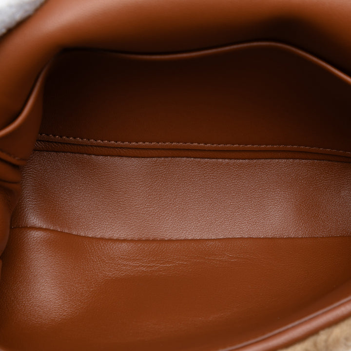 Celine Shearling Triomphe Sac bandoulière Marron