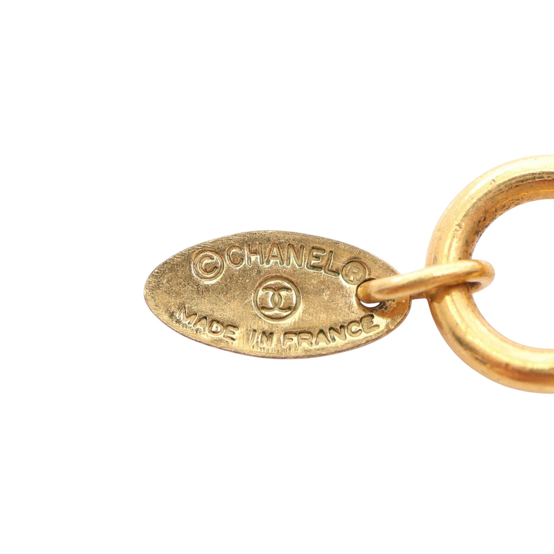 Chanel plaqué 31 Rue Cambon Medallion Choker
