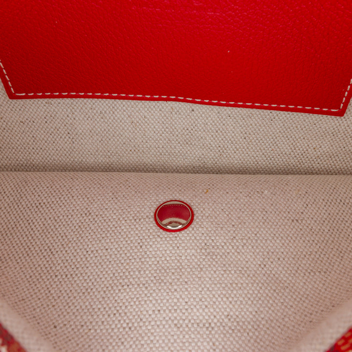 Goyardine Plumet Pocket Wallet Red - Gaby Paris