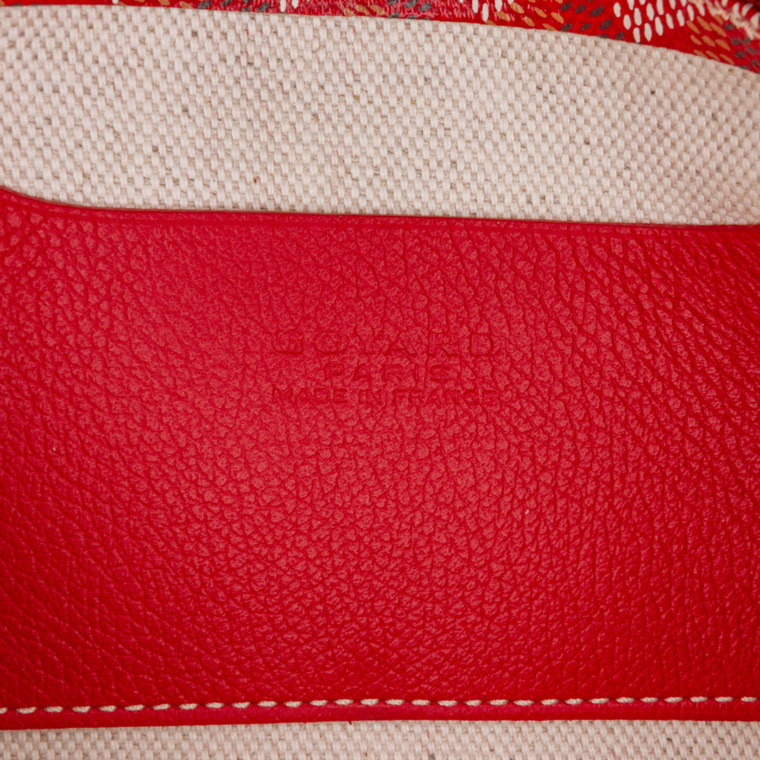 Goyardine Plumet Pocket Wallet Red - Gaby Paris