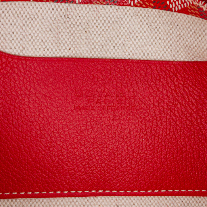 Goyardine Plumet Pocket Wallet Red - Gaby Paris