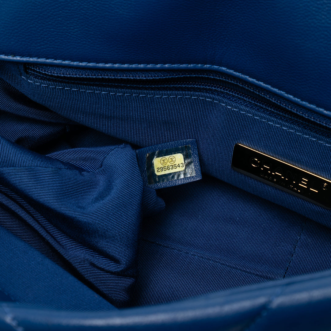 Chanel Maxi Cuir d’agneau 19 à rabat