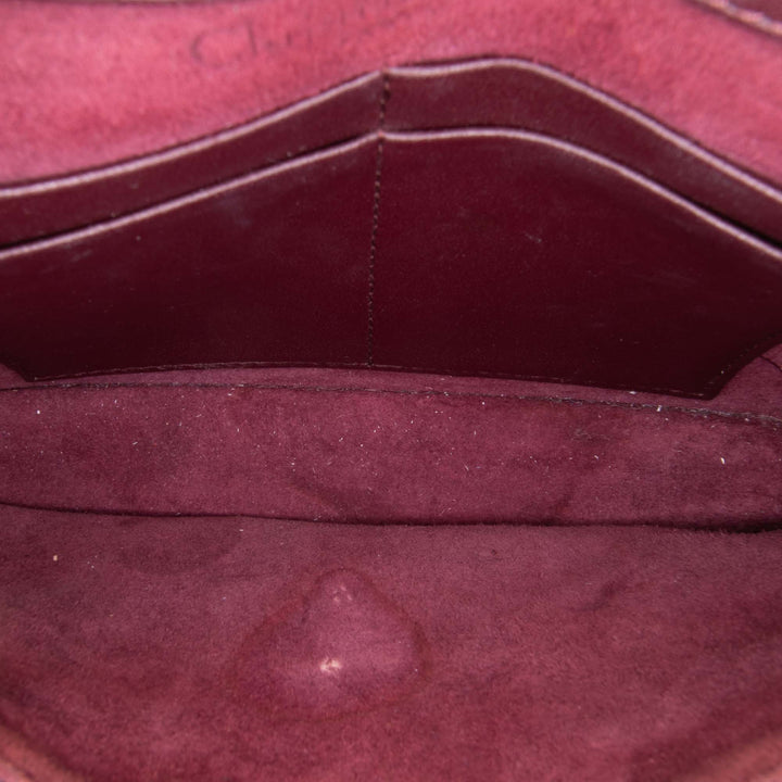 Dior Grained Cuir de veau Diorama Wallet on Chain Rouge – GABY PARIS Authentique