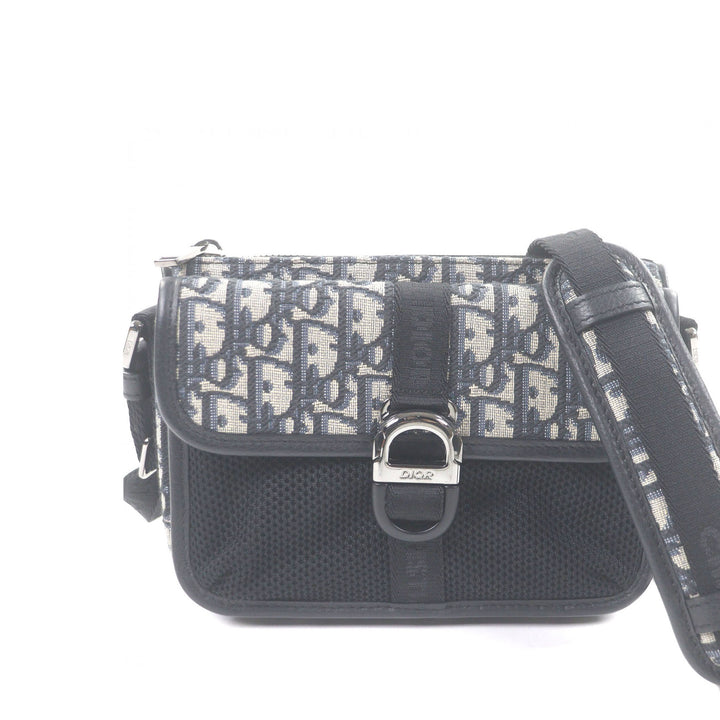 Mesh Dior 8 Sac Messenger Mini Oblique Bleu