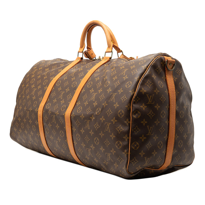 Louis Vuitton Monogram Keepall Bandouliere 60