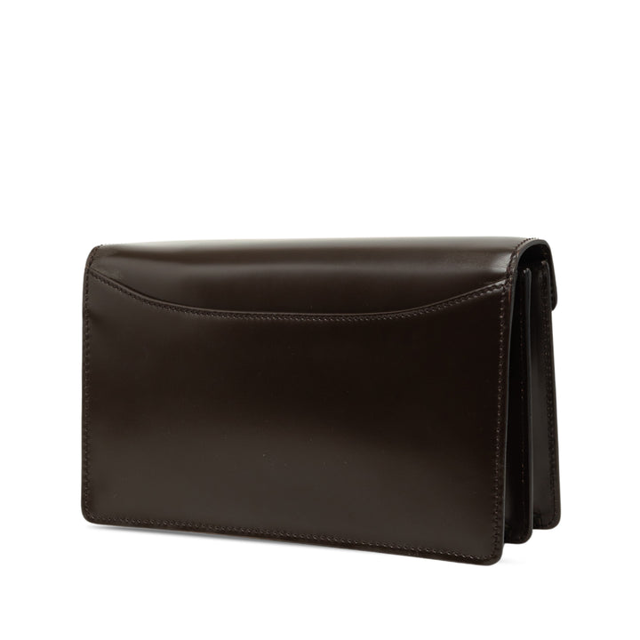 Ferragamo Dial Lock Pochette Cuir