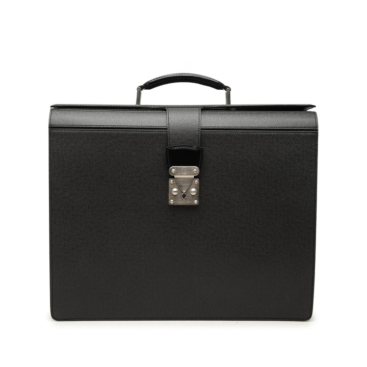 Louis Vuitton Porte-documents Taiga Pilot Noir – vue principale – GABY PARIS