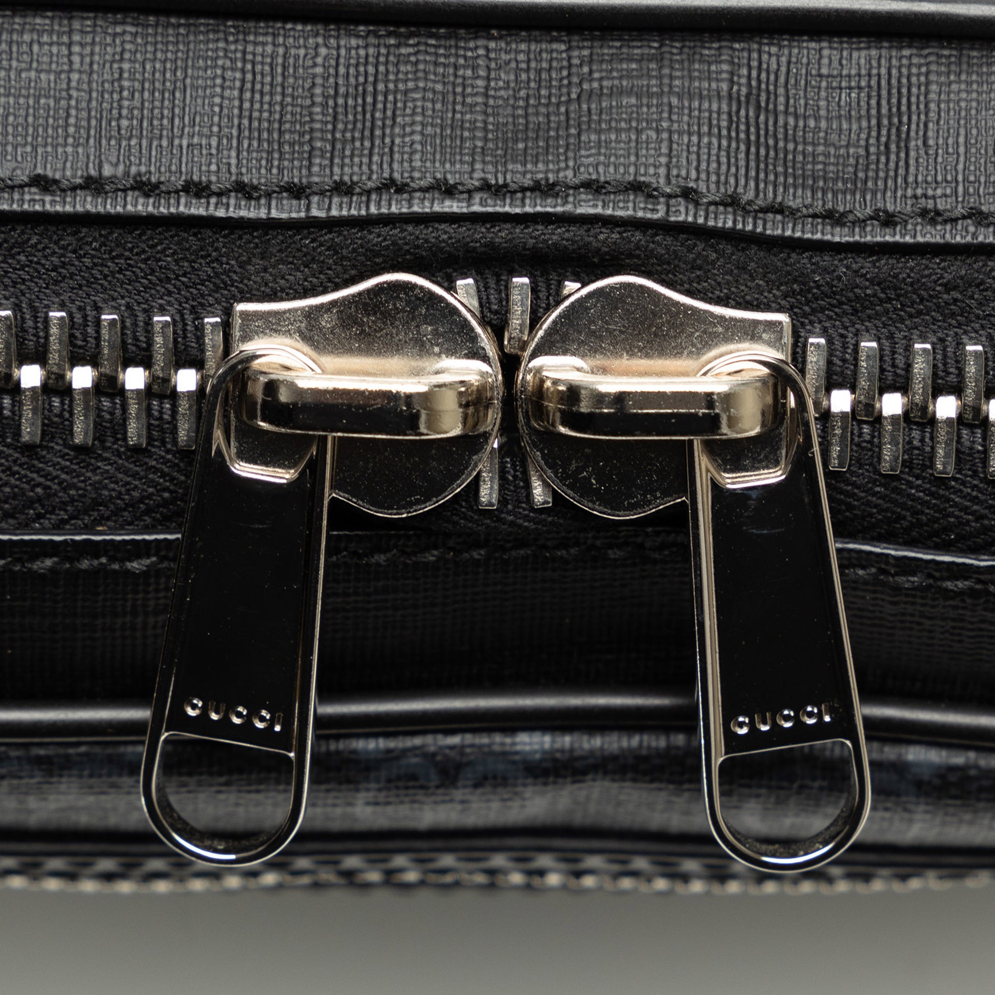 GG Supreme Web Belt Bag Black - Gaby Paris