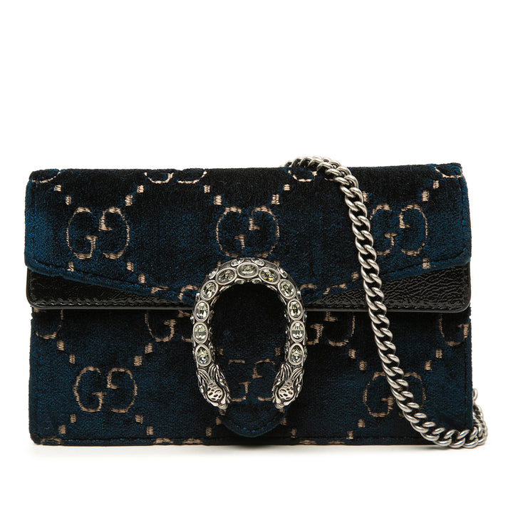 GG Dionysus Sac Mini Bleu