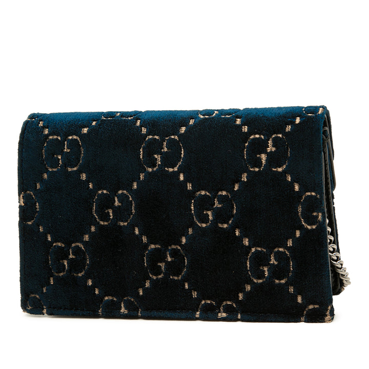 GG Dionysus Sac Mini Bleu