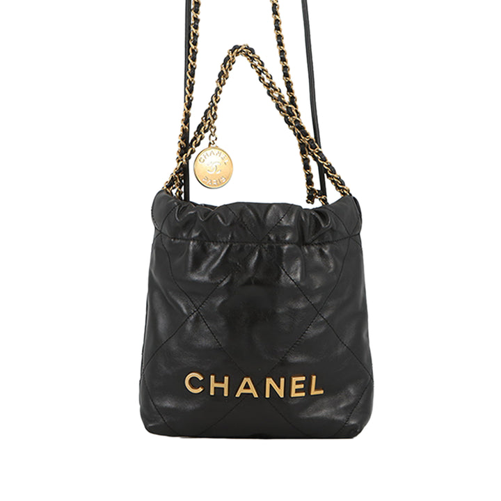 Chanel Mini brillant Cuir de veau 22 Sac à main