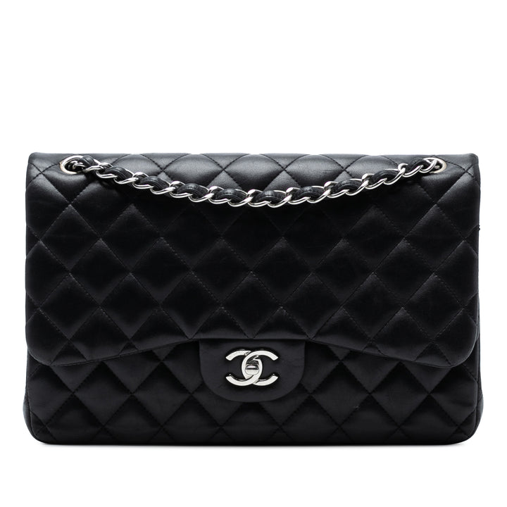 Chanel Jumbo Classic Cuir d’agneau Double rabat