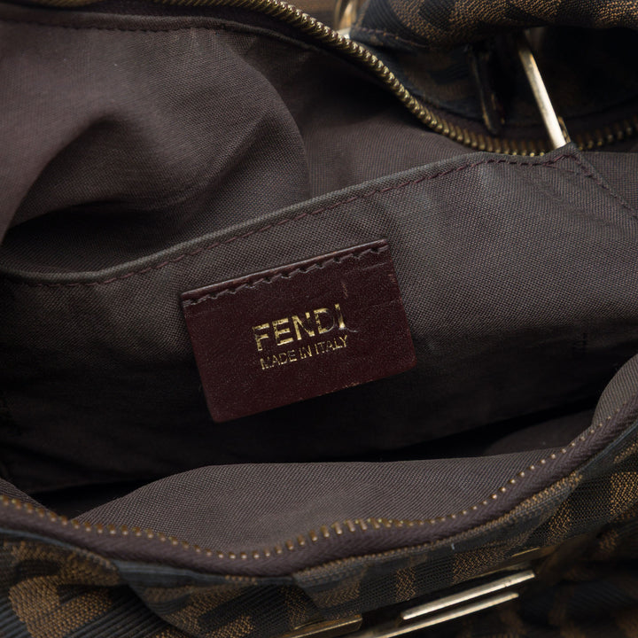 Fendi Zucca Toile Mia Hobo