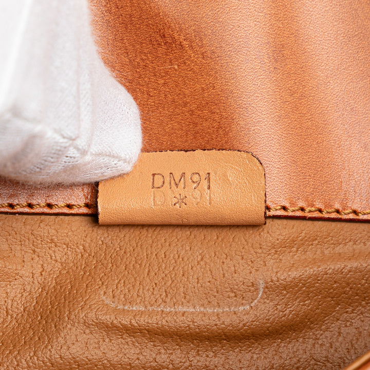 Macadam Coated Canvas Clutch Brown - Gaby Paris
