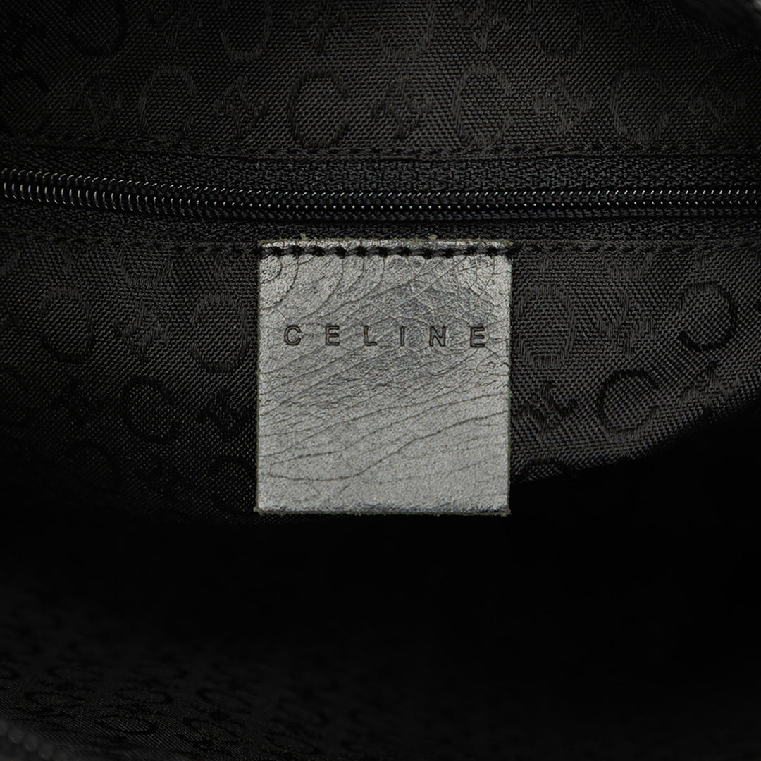 Celine Sac bandoulière Grained Noir – vue 5 – GABY PARIS
