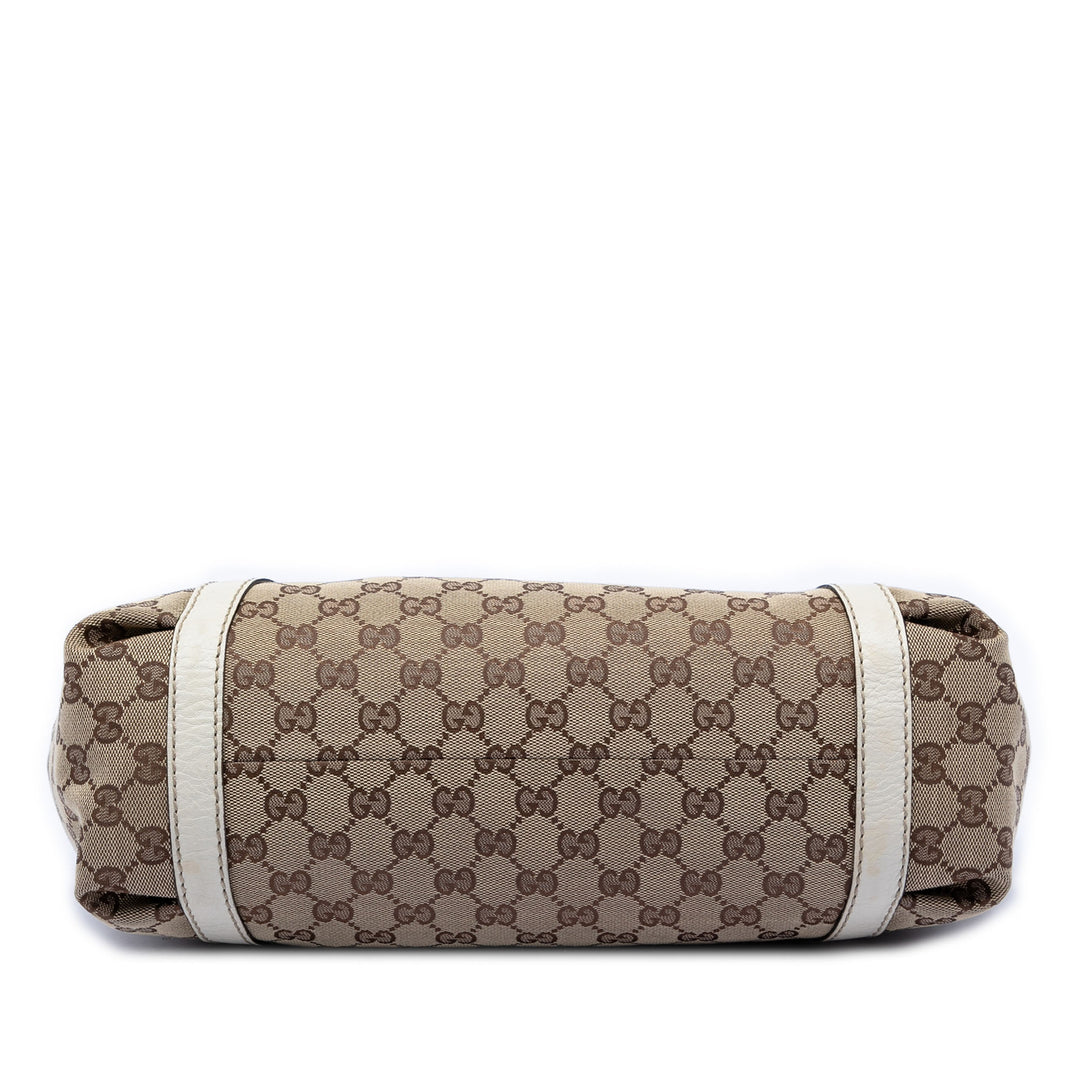 Gucci GG Toile Web New Ladies Cabas