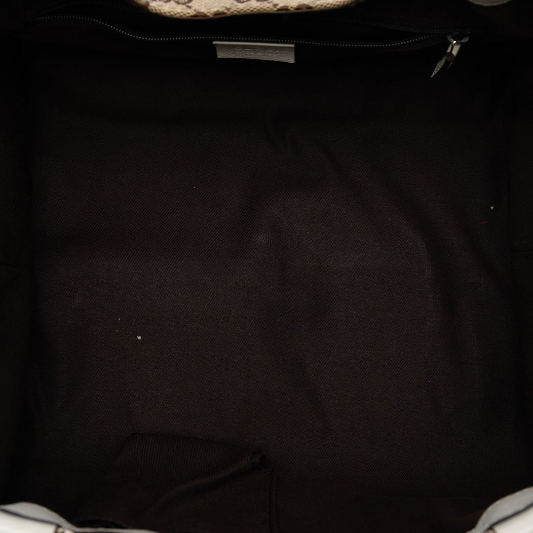 Gucci GG Toile Web New Ladies Cabas