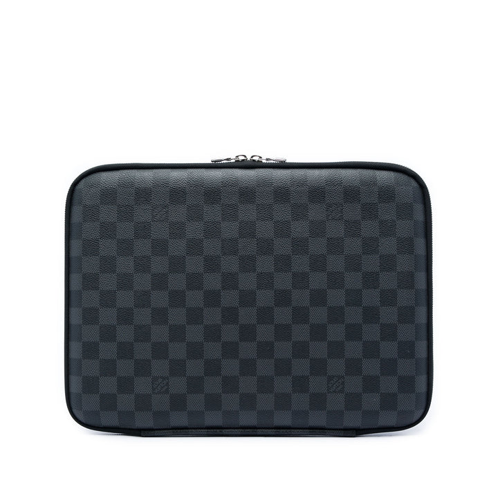 Louis Vuitton Horizon Laptop Sleeve Toile Damier Graphite