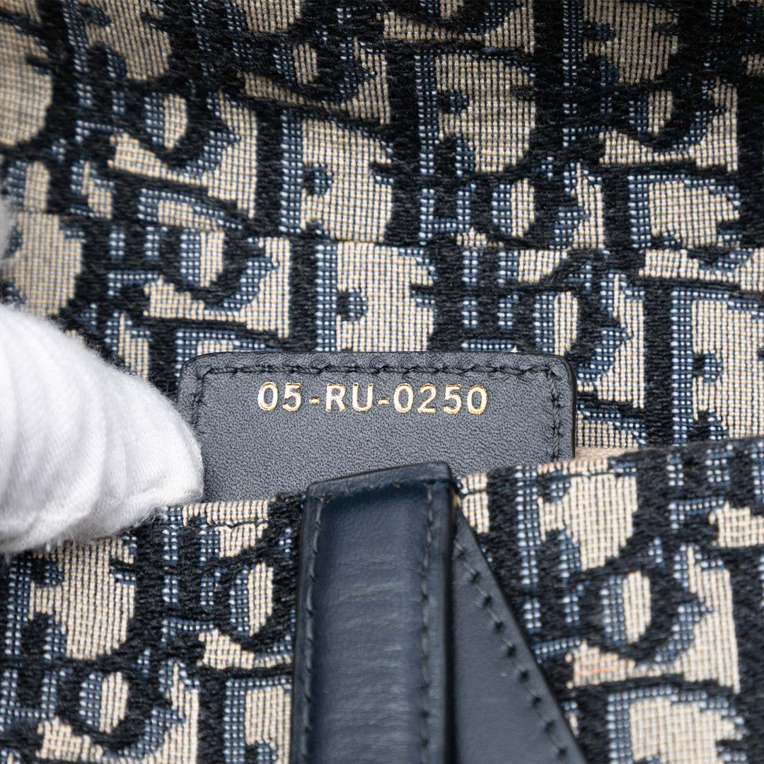 Dior Oblique Toile Saddle Bag