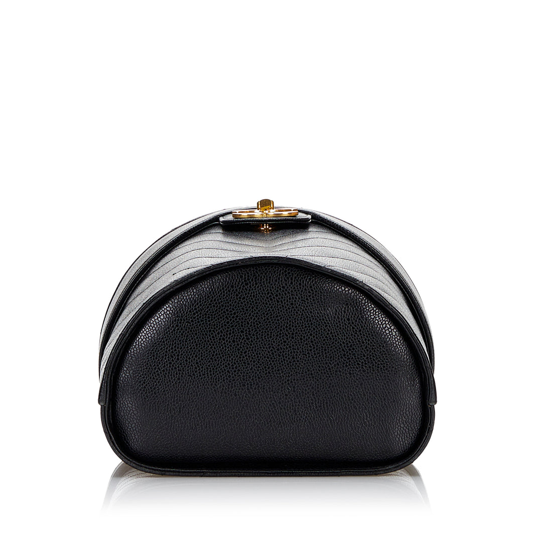 Chanel CC Fermoir tourniquet Vanity Cuir caviar