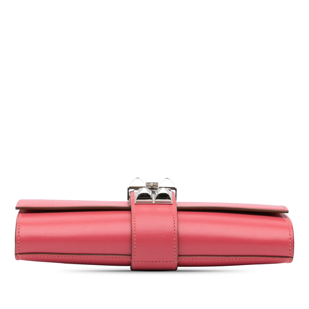 Tadelakt Medor Clutch 23 Pink - Gaby Paris