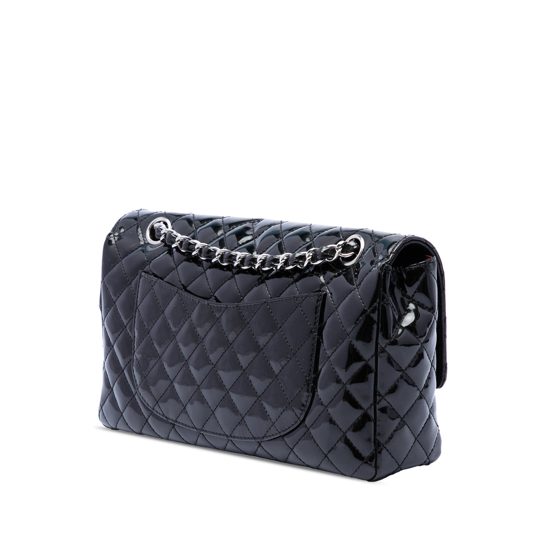 Chanel Medium Matelassé Cuir verni Secret Label à rabat