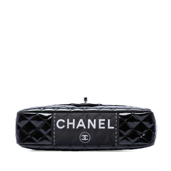 Chanel Medium Matelassé Cuir verni Secret Label à rabat