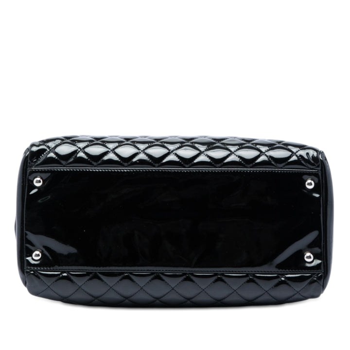 Chanel CC Matelassé Cuir verni North South Cabas