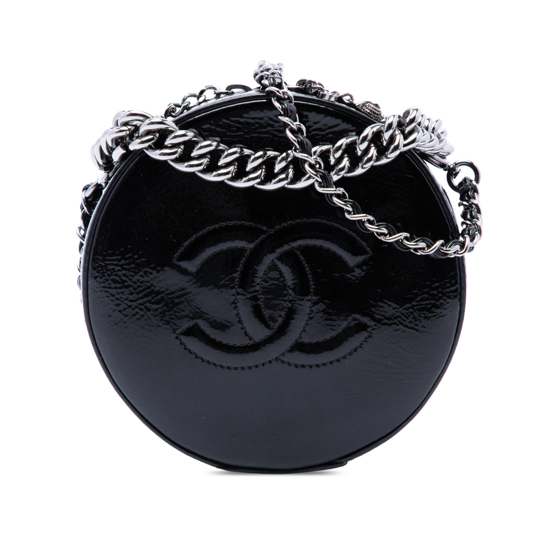 Chanel CC Rond As Earth Sac Noir – vue principale – GABY PARIS