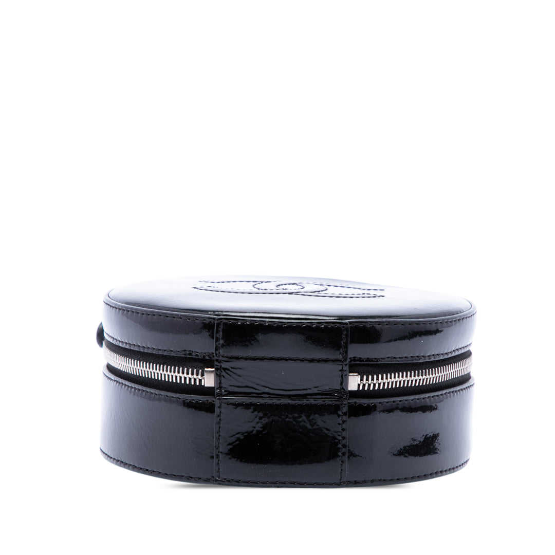 Chanel CC Rond As Earth Sac Noir – vue 3 – GABY PARIS