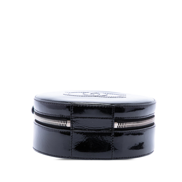 Chanel CC Rond As Earth Sac Noir – vue 3 – GABY PARIS