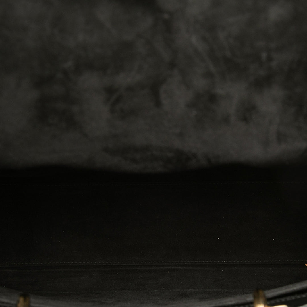 Dior Sac à main Lady Dior Cannage Grand Cuir d'agneau Noir – vue 4 – GABY PARIS
