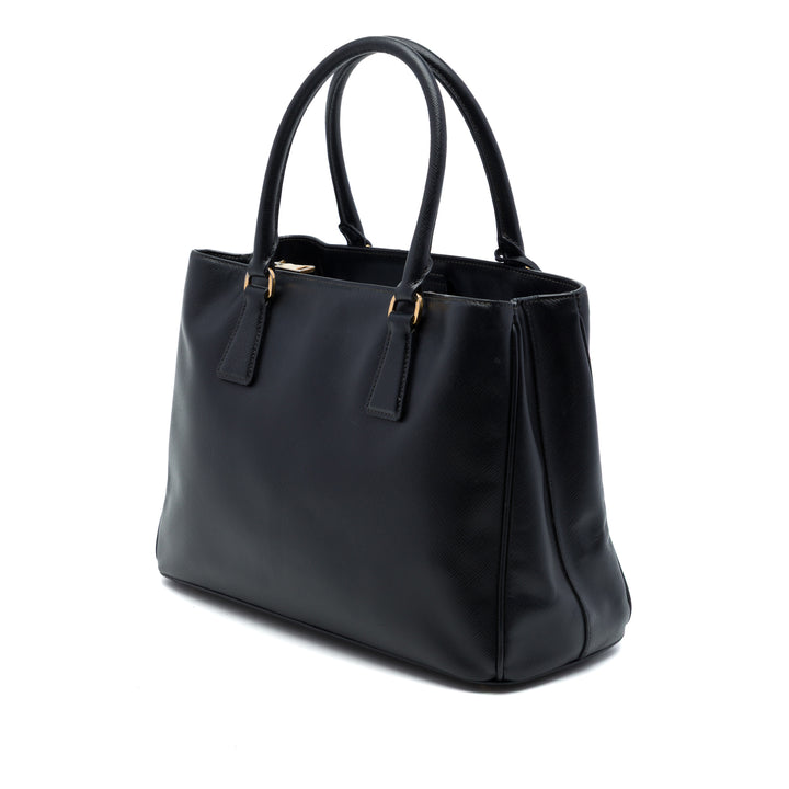 Prada Cabas Lux Gardeners Saffiano Petit Noir – vue 2 – GABY PARIS