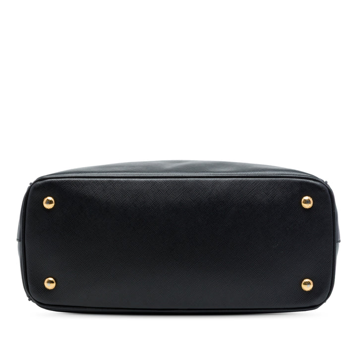 Prada Cabas Lux Gardeners Saffiano Petit Noir – vue 3 – GABY PARIS