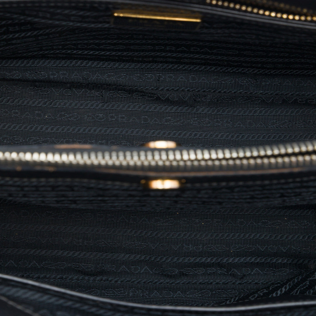 Prada Cabas Lux Gardeners Saffiano Petit Noir – vue 4 – GABY PARIS