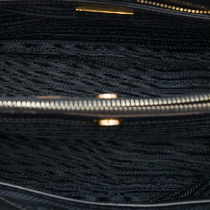 Prada Cabas Lux Gardeners Saffiano Petit Noir – vue 4 – GABY PARIS